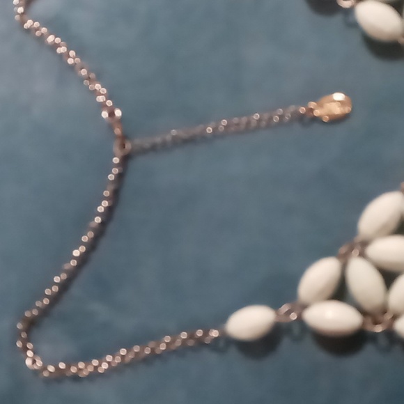 JACK E OHS  NYC Bib necklace.on a stainless roll chain. - Picture 4 of 11